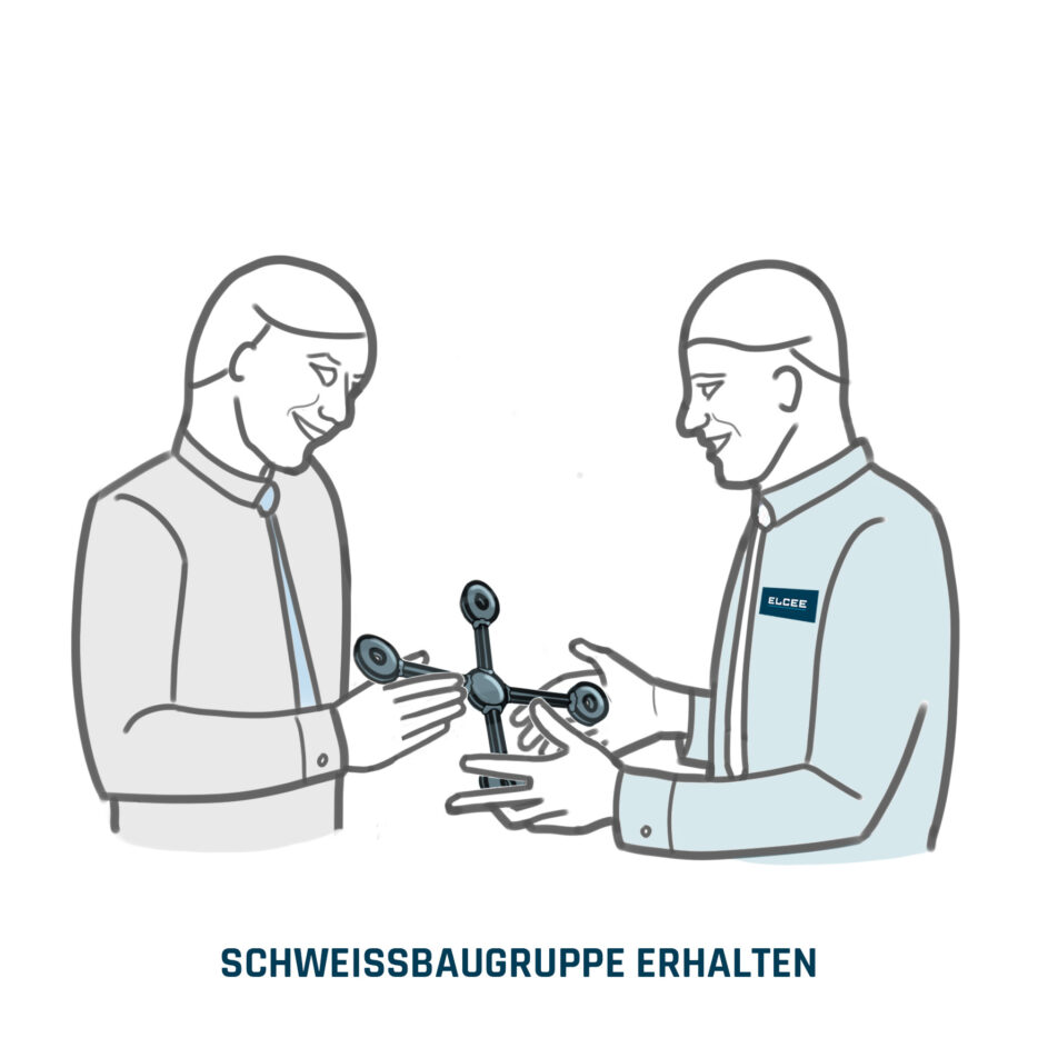 Der Designprozess - Schweissbaugruppe erhalten | ELCEE